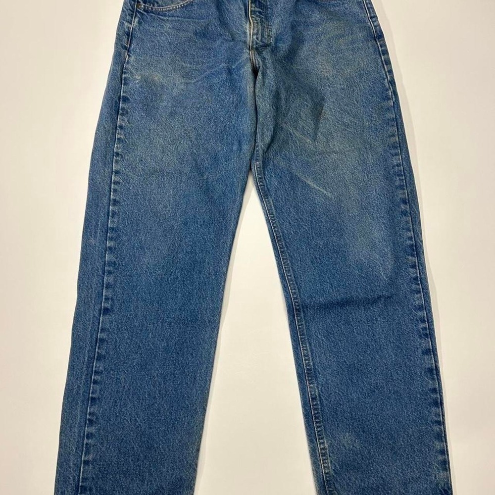 Carhartt Relaxed Fit Jeans Mens 38x32 Blue Excellent B17-DST Denim Workwear